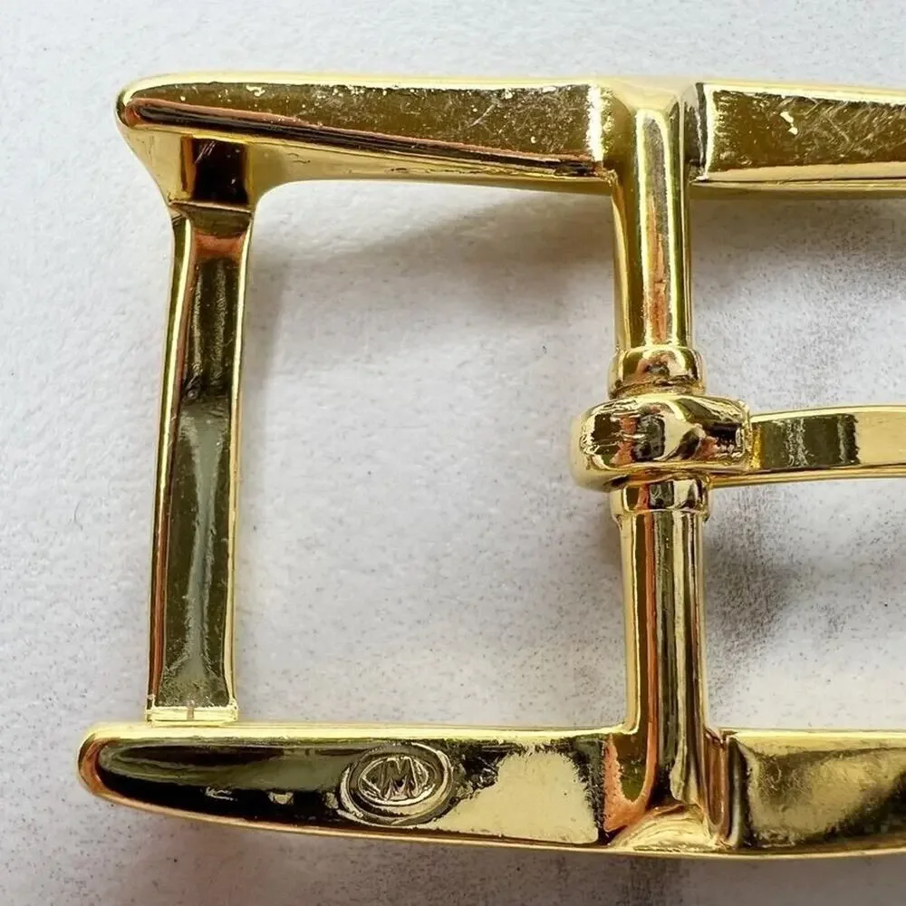 Vintage Gold Tone Simple Basic Belt Buckle for up to 1 Inch Belt